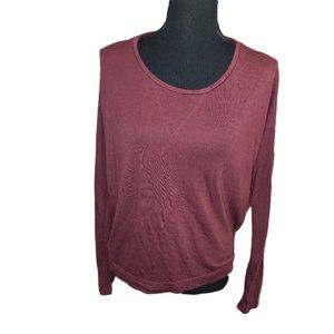 Old Navy Long Sleeve Tee Maroon sz M